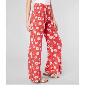 NWT Billabong Floral Wide Leg Pant